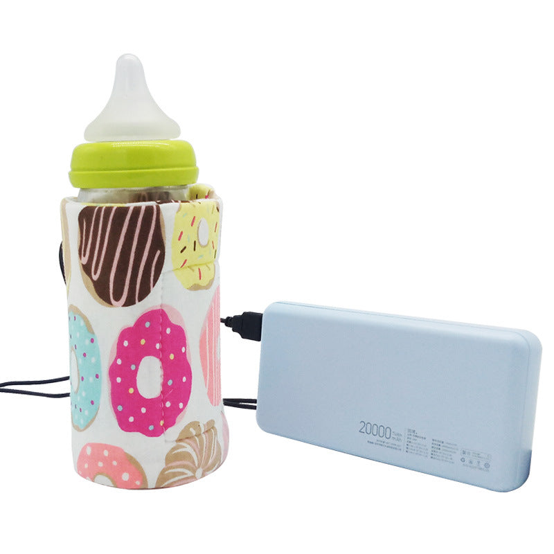 Portable USB Baby Bottle Warmer – Travel Milk & Water Heating Sleeve