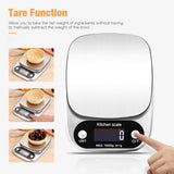 Digital Food Scale 22lb Capacity – Stainless Steel Kitchen & Diet Weighing Scale