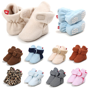 Autumn and Winter Baby Toddler Cotton Boots Soft Non-Slip Bottom