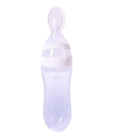 Baby Food Spoon Feeder Bottle – Easy Feeding for Infants