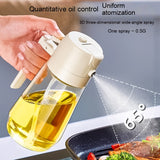 470ml Olive Oil Spray Bottle – Refillable Glass Dispenser for Healthy Cooking