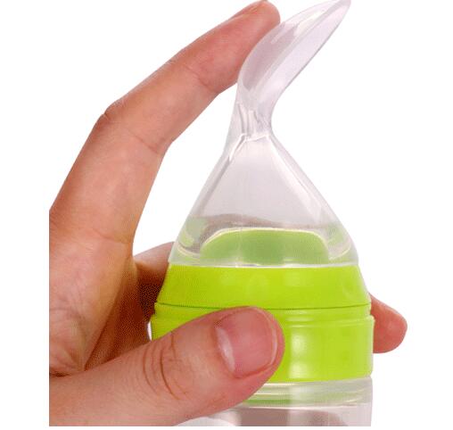 Baby Food Spoon Feeder Bottle – Easy Feeding for Infants
