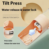 Travel Dog Water Bottle – Outdoor Pet Drinking Cup for Walks, Trips & Hiking