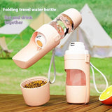 Travel Dog Water Bottle – Outdoor Pet Drinking Cup for Walks, Trips & Hiking